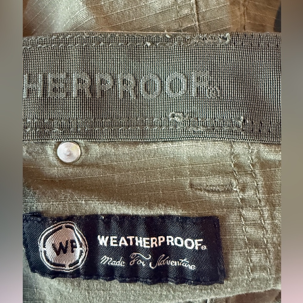 Weatherproof Men's Green Cargo Shorts Cotton SZ 32 - Picture 7 of 7